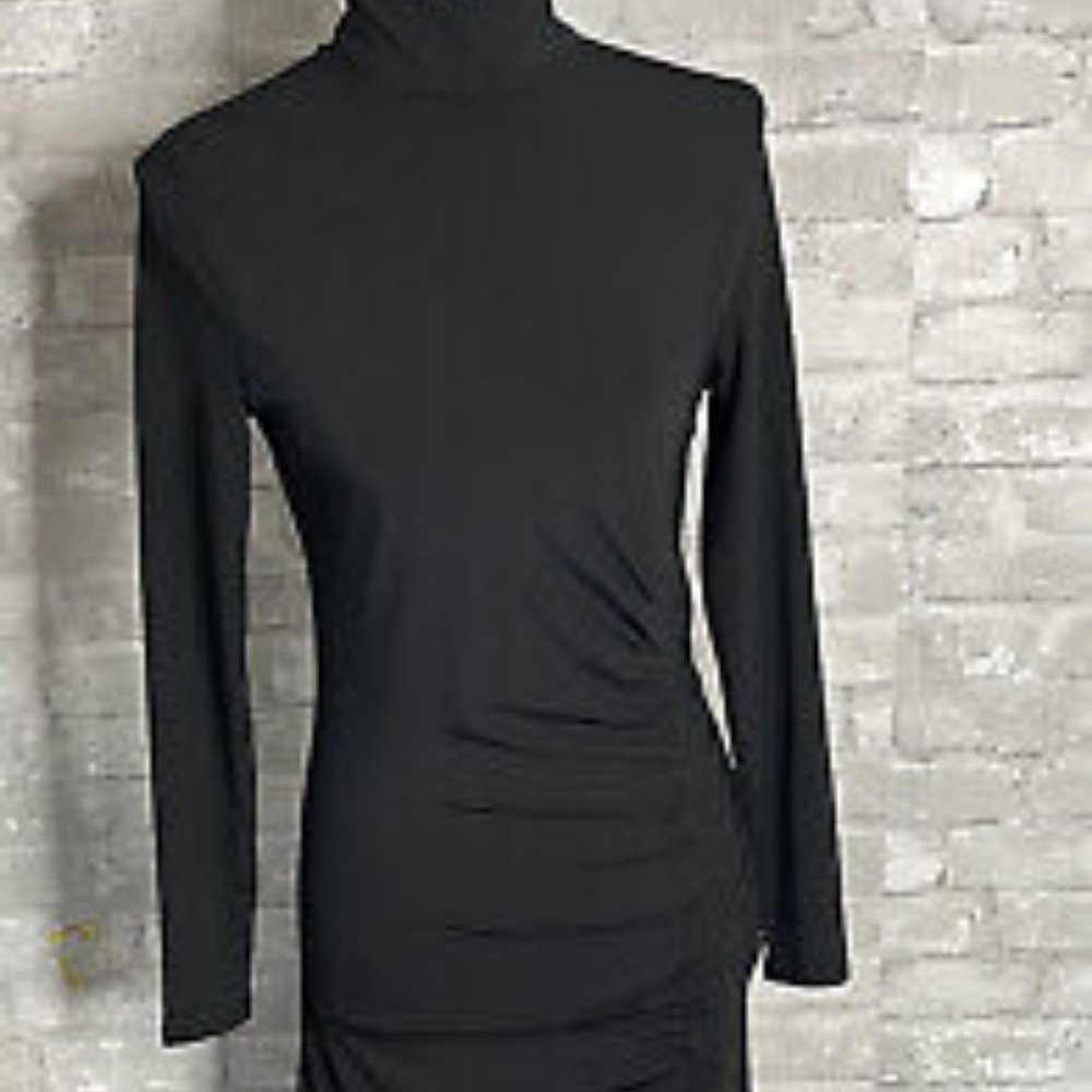 Boston Proper Ruched Maxi Dress - Picture 9 of 10